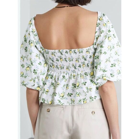 FAITHFULL THE BRAND Women's Floral Crop Top Size 10 Multicolor - Picture 3 of 13